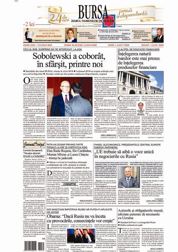 Ediţia din 01.05.2025