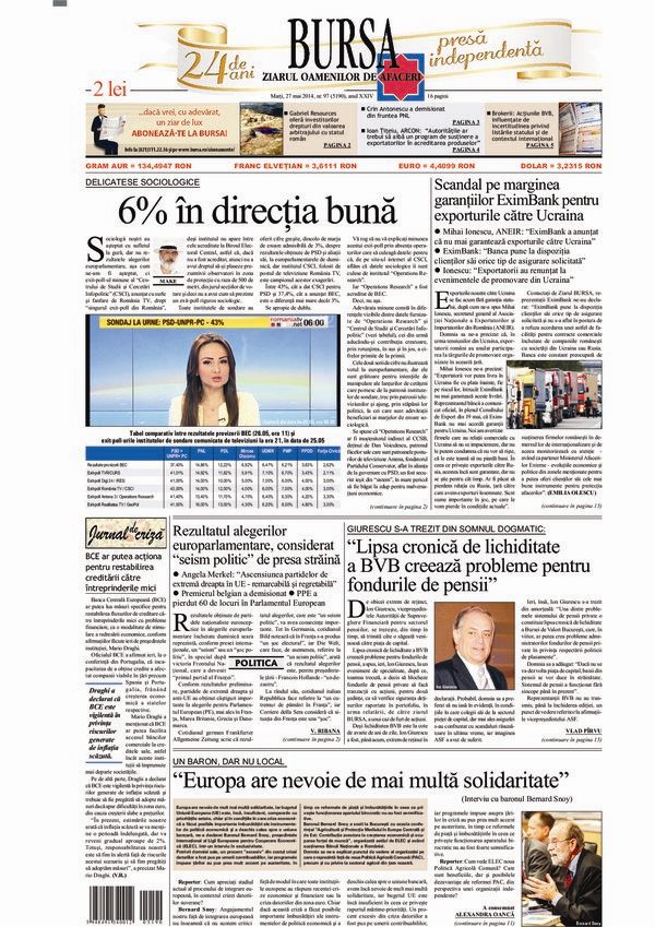 Ediţia din 01.05.2025