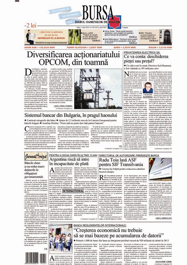 Ediţia din 14.07.2026