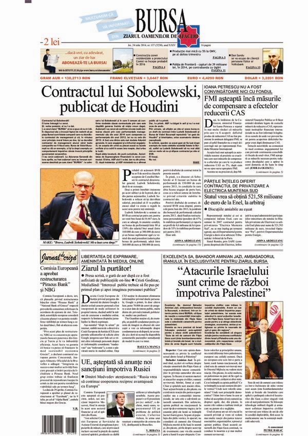 Ediţia din 29.07.2026