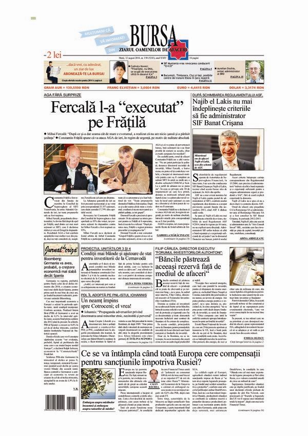 Ediţia din 01.05.2025