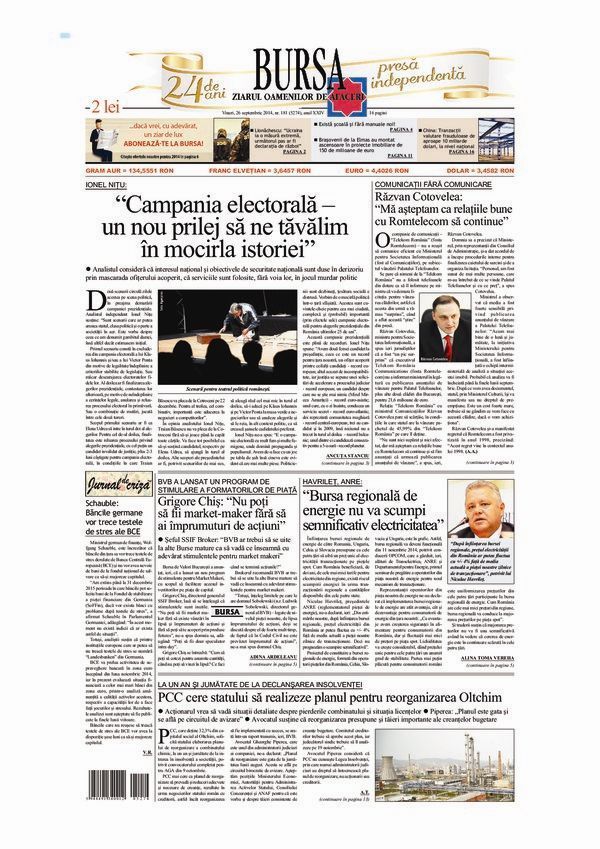 Ediţia din 01.05.2025