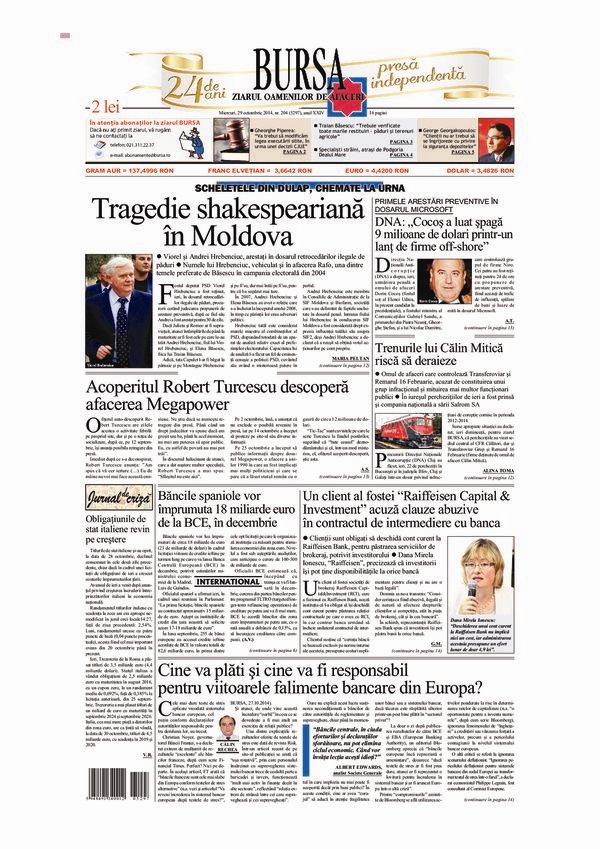 Ediţia din 29.10.2014