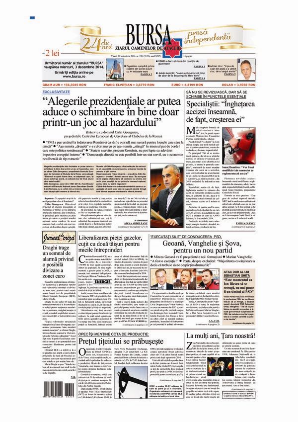 Ediţia din 01.05.2025