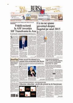 Prima pagină 19.12.2014
