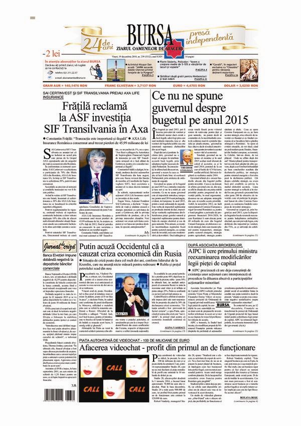 Ediţia din 01.05.2025