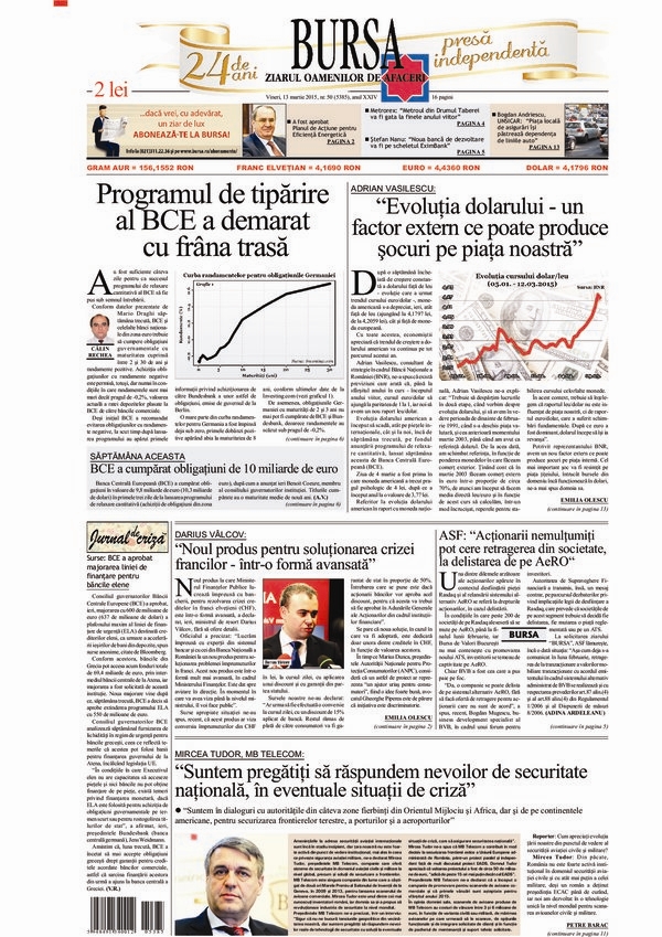 Ediţia din 01.05.2025
