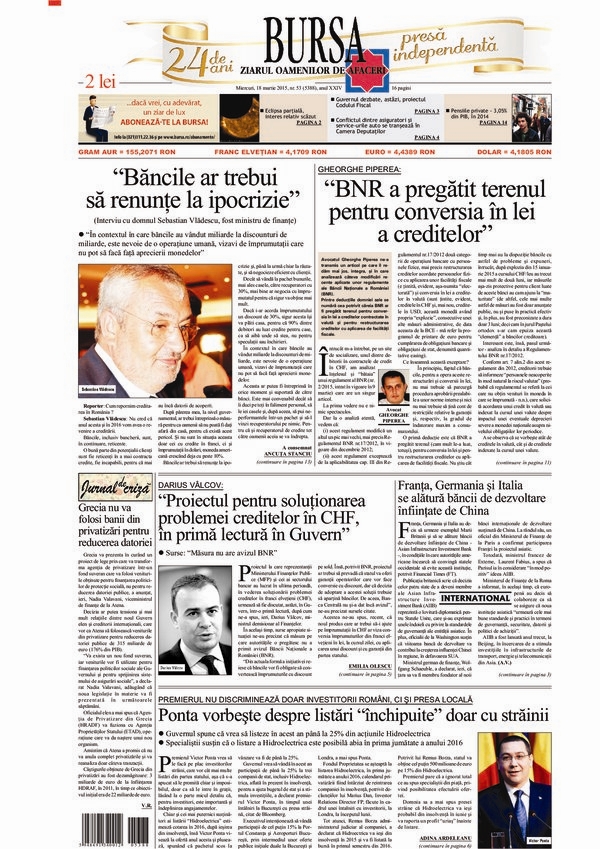 Ediţia din 01.05.2025