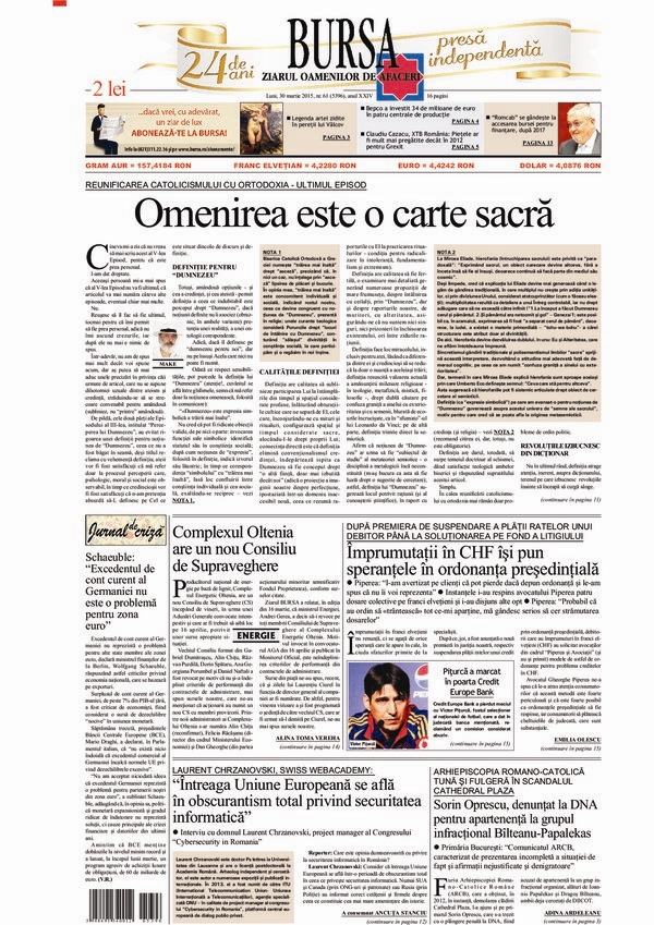 Ediţia din 01.05.2025