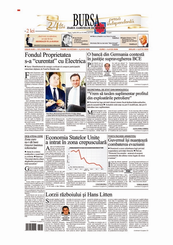 Ediţia din 01.05.2025