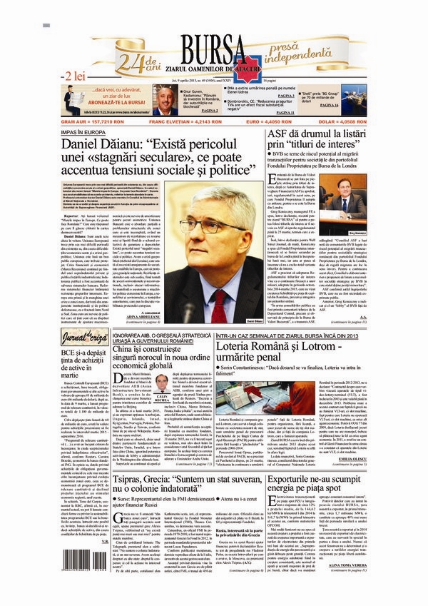 Ediţia din 01.05.2025