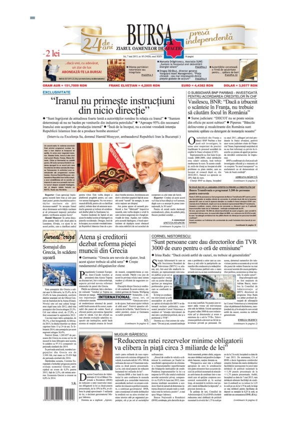 Ediţia din 01.05.2025