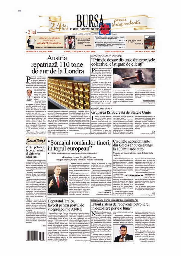 Ediţia din 01.05.2025