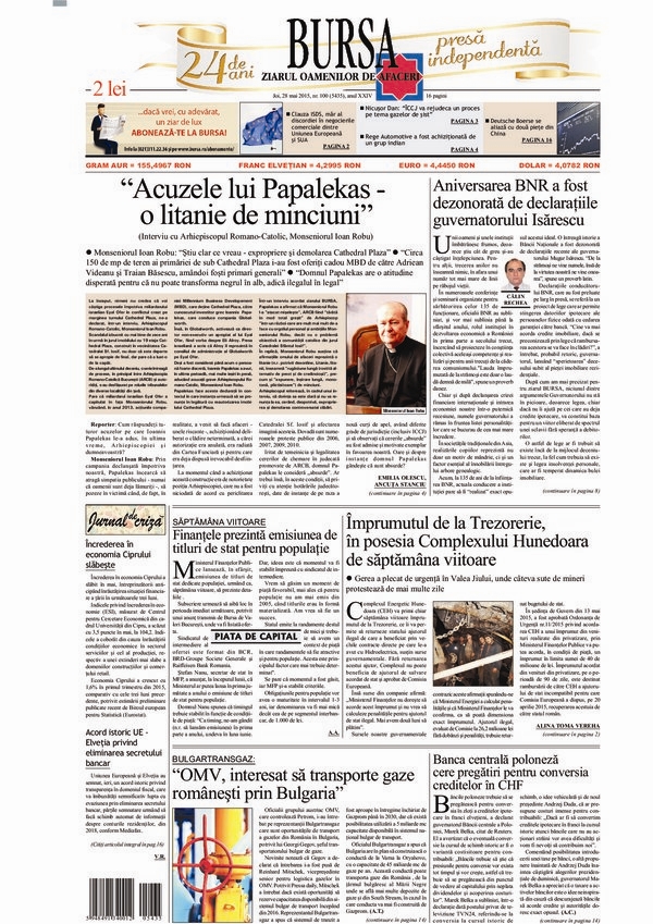 Ediţia din 01.05.2025