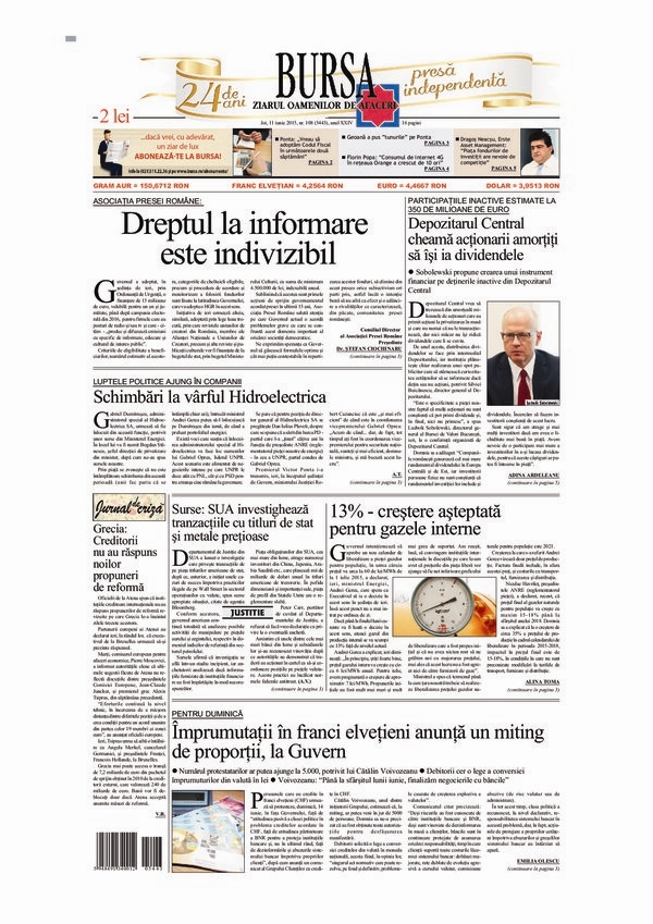 Ediţia din 01.05.2025