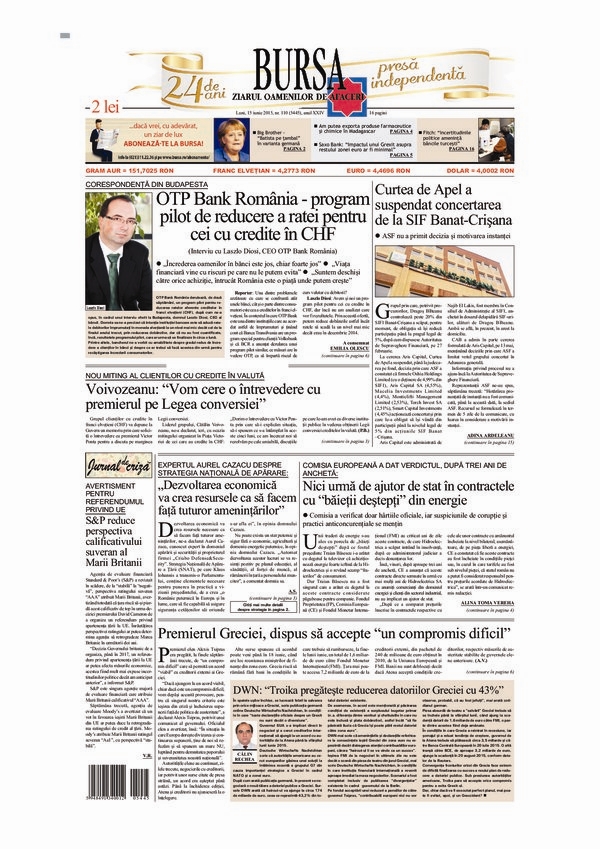 Ediţia din 15.06.2015