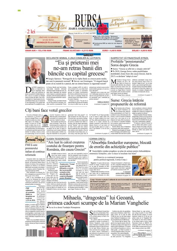 Ediţia din 01.05.2025