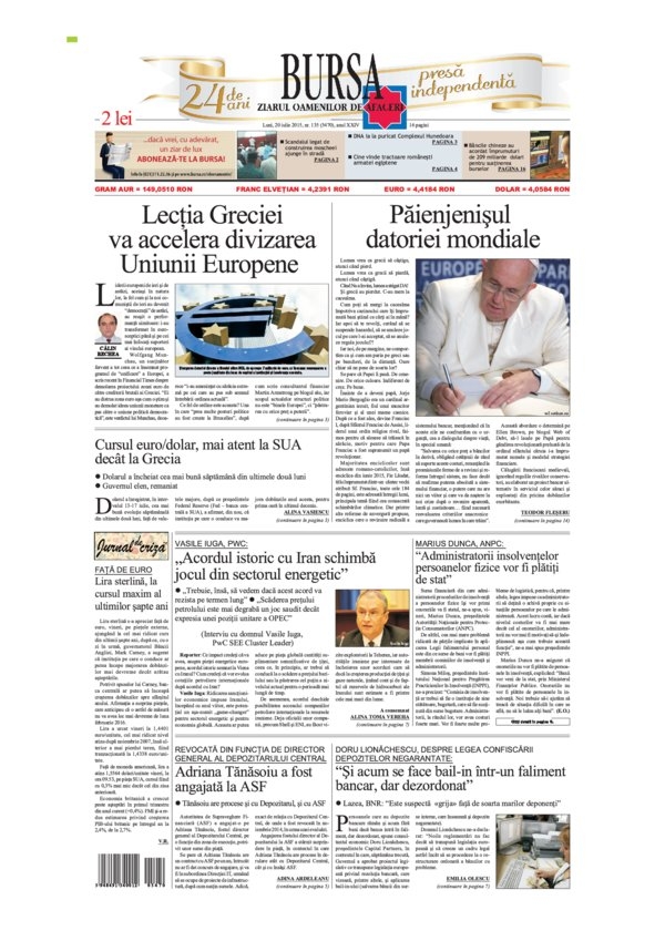 Ediţia din 17.07.2026
