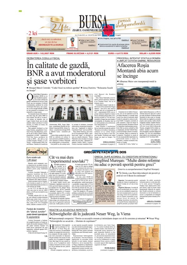 Ediţia din 24.07.2026