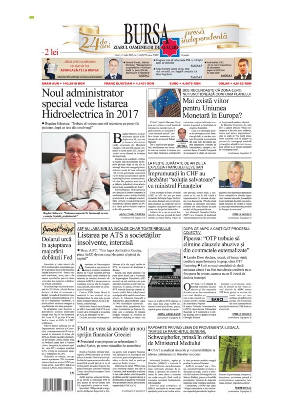 Ediţia din 01.05.2025