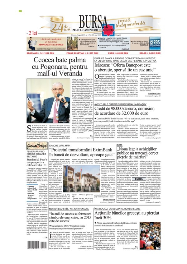 Ediţia din 05.08.2015
