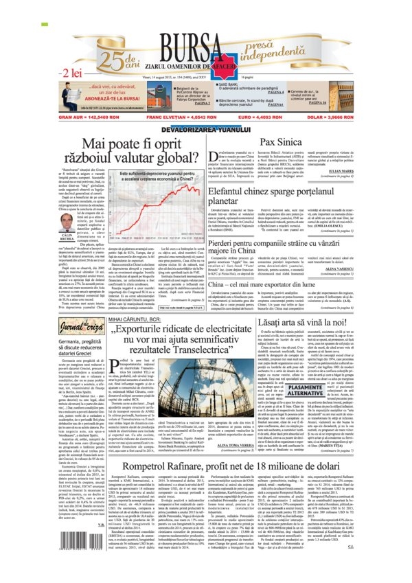 Ediţia din 01.05.2025