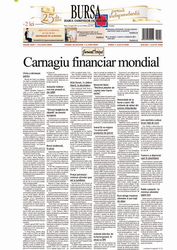 Ediţia din 01.05.2025