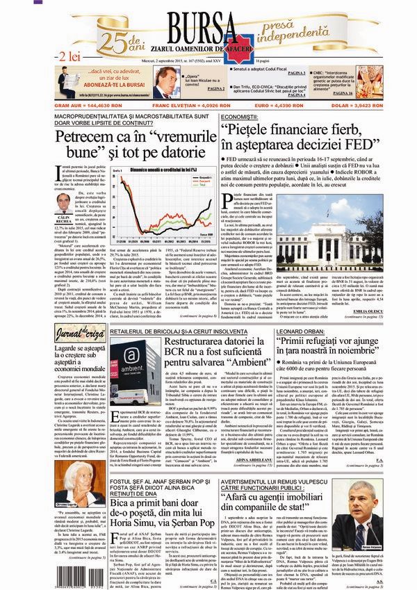 Ediţia din 01.05.2025