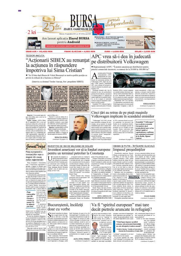 Ediţia din 01.05.2025