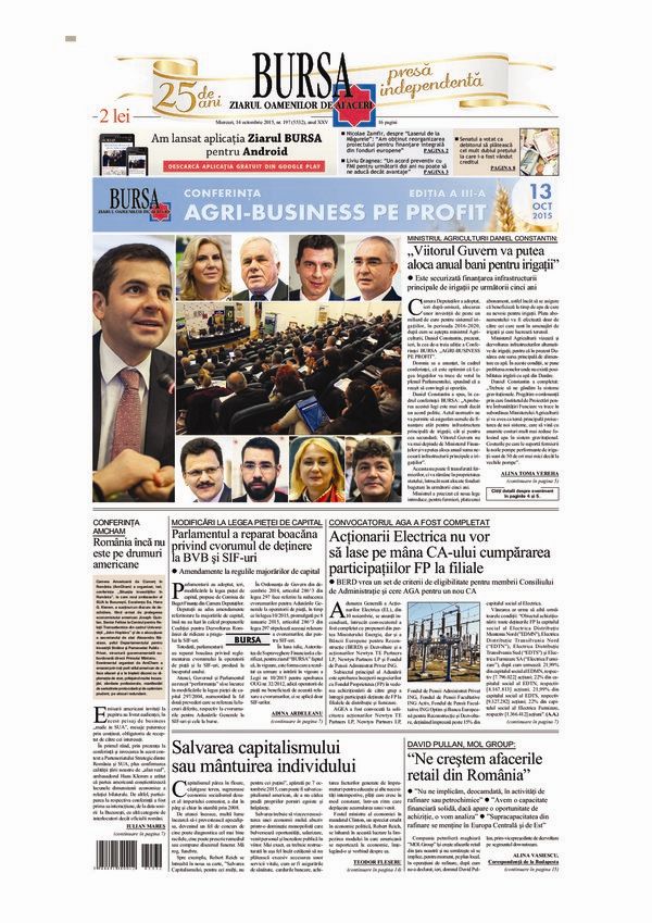Ediţia din 14.10.2015
