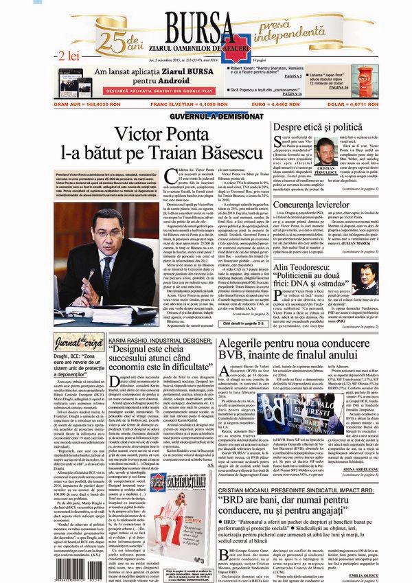 Ediţia din 01.05.2025