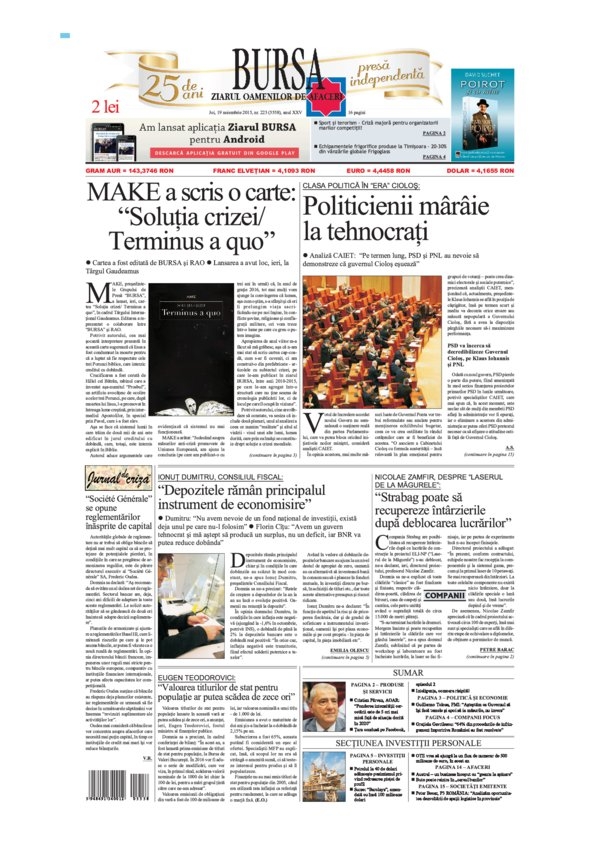 Ediţia din 01.05.2025