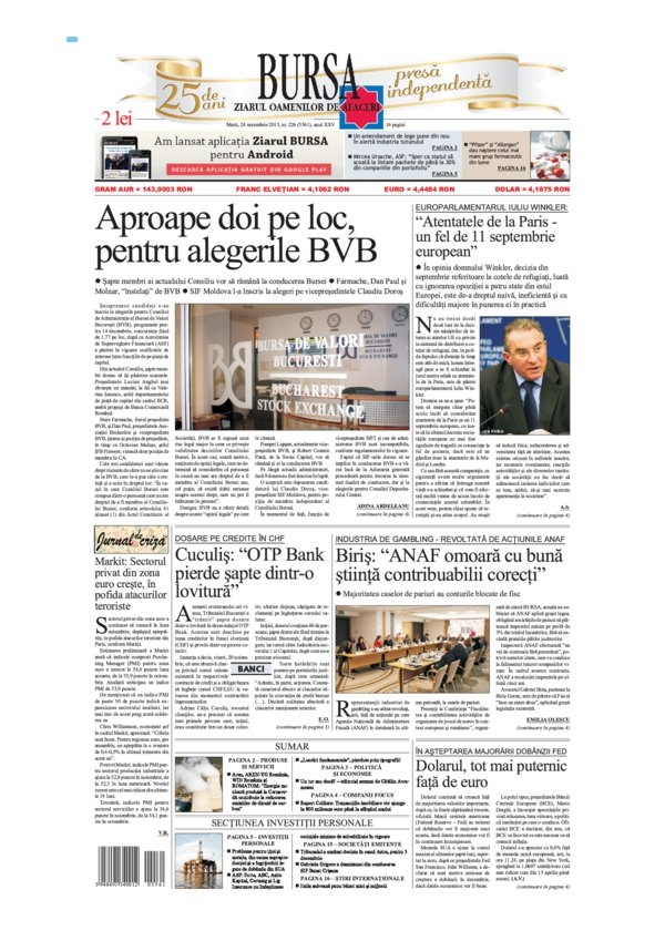 Ediţia din 30.04.2025