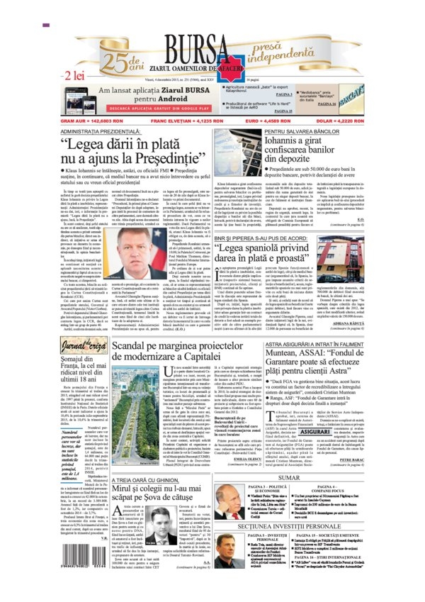Ediţia din 01.05.2025