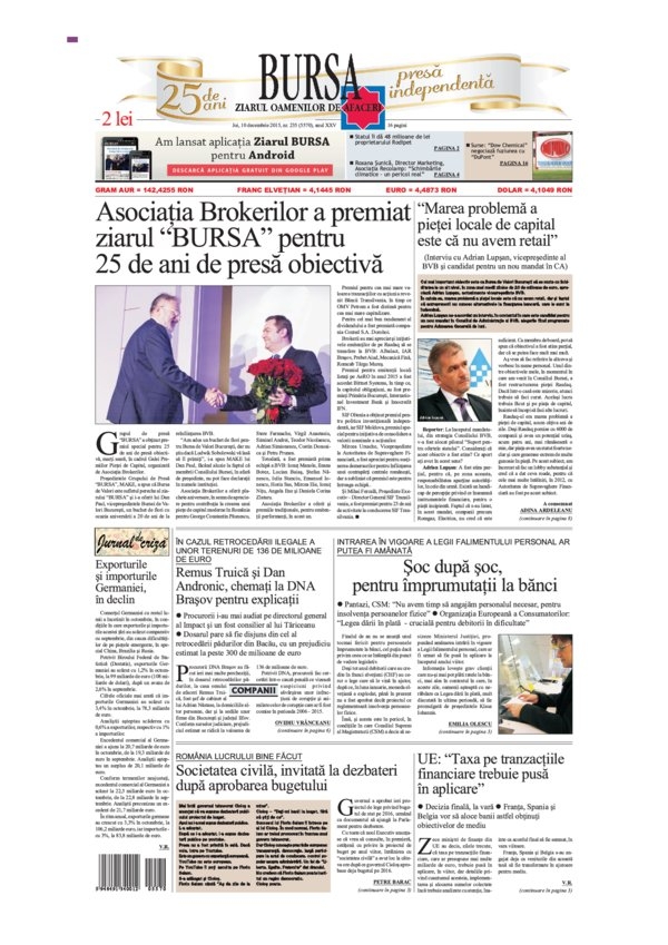 Ediţia din 01.05.2025