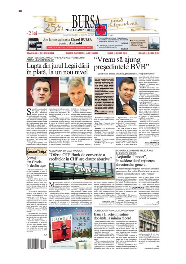 Ediţia din 11.12.2015