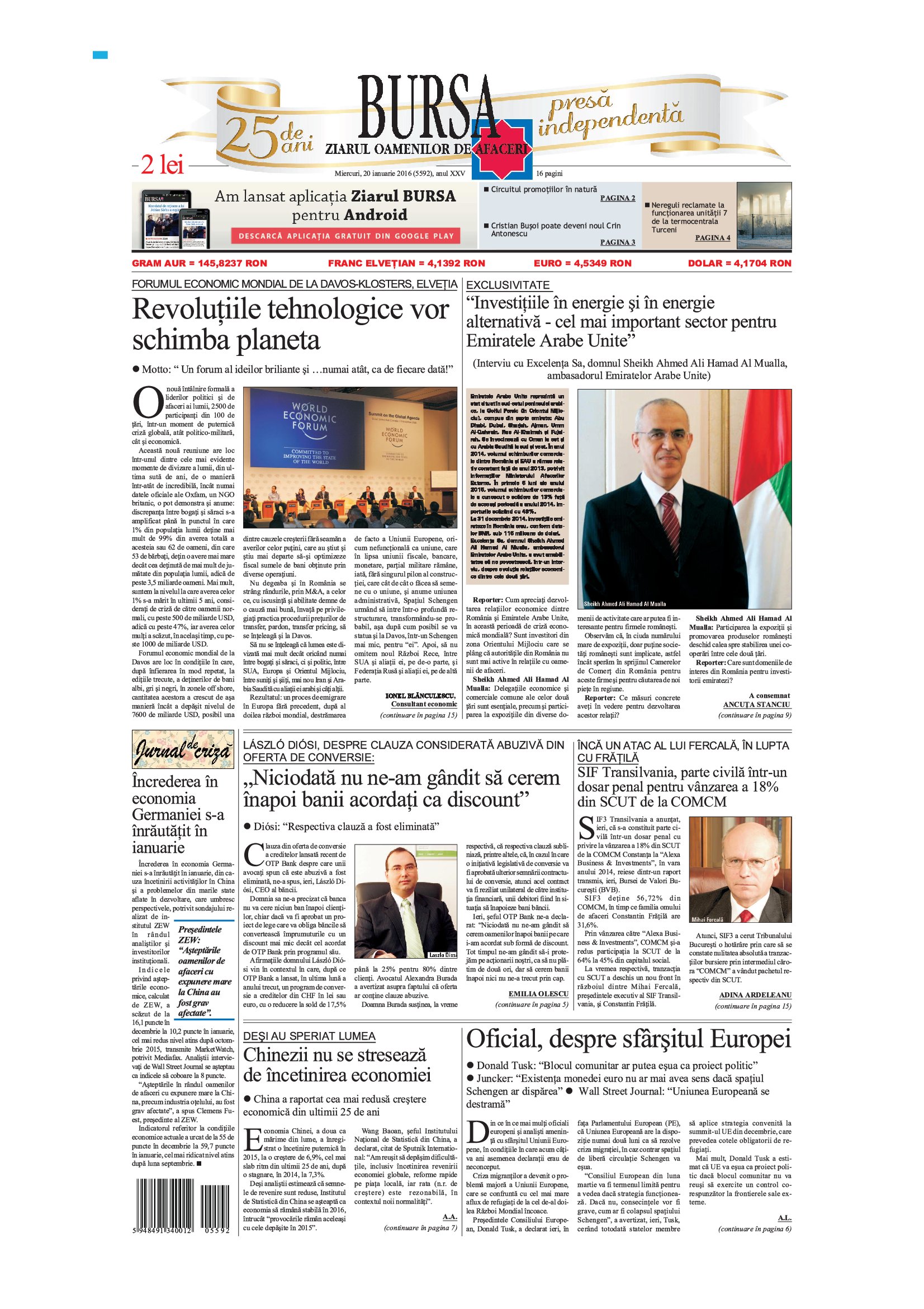 Ediţia din 01.05.2025