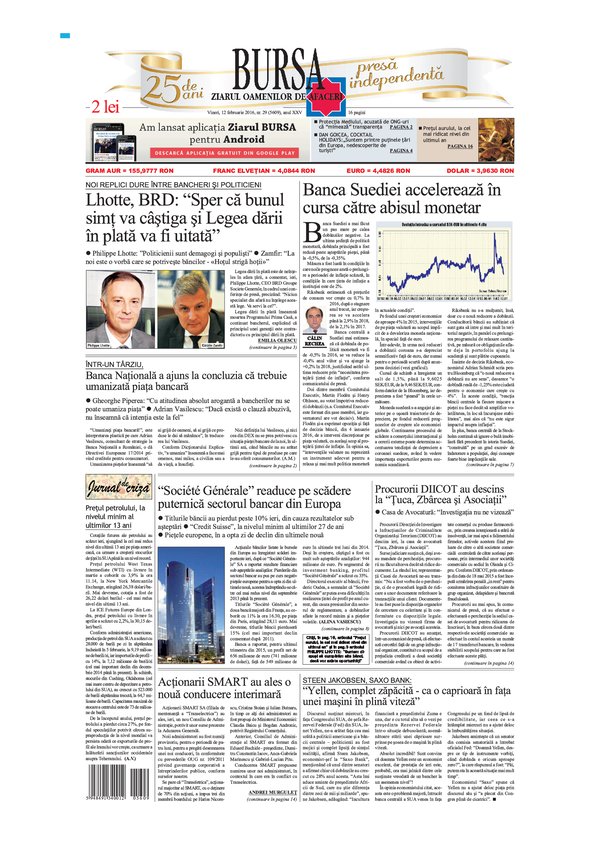 Ediţia din 01.05.2025