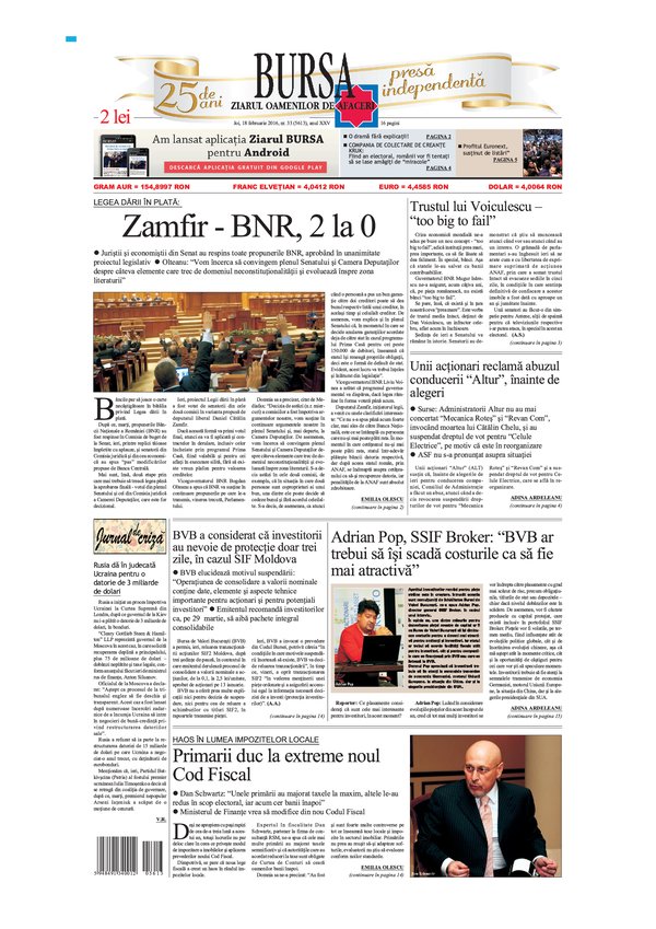 Ediţia din 01.05.2025