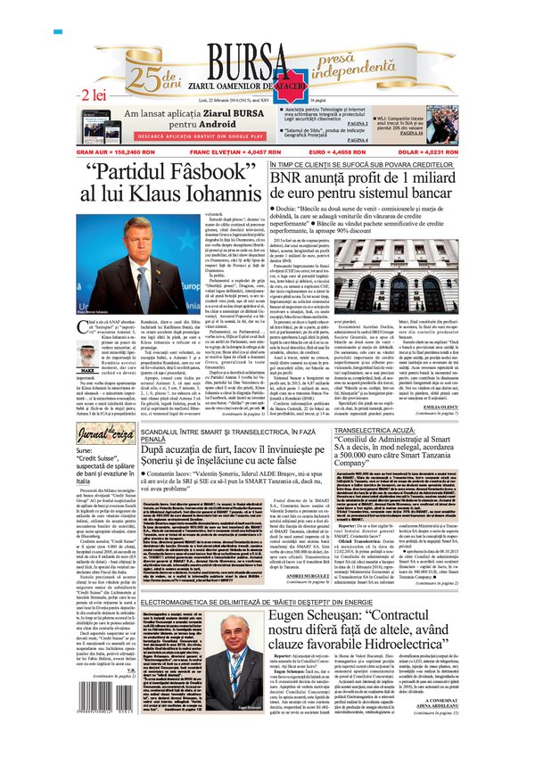 Ediţia din 22.02.2016