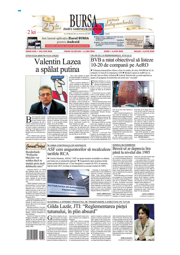 Ediţia din 27.07.2026