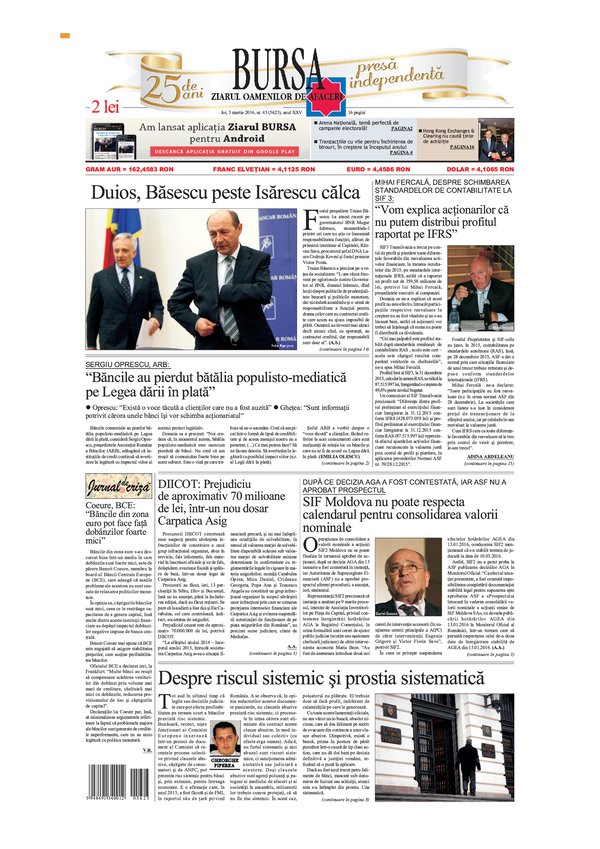 Ediţia din 01.05.2025