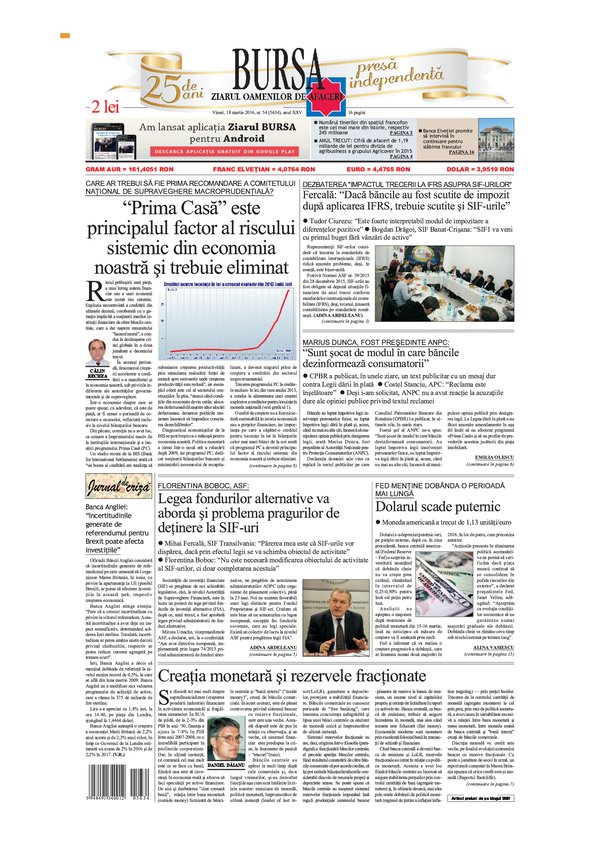 Ediţia din 01.05.2025