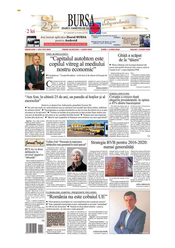 Ediţia din 01.05.2025