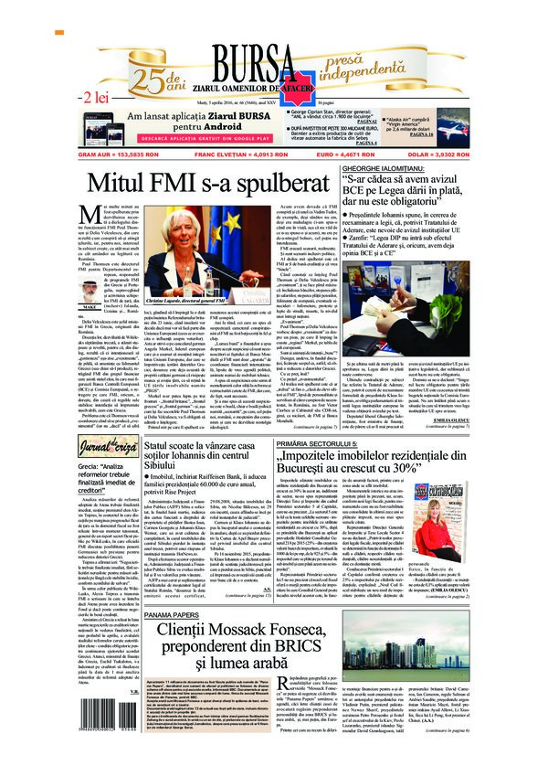 Ediţia din 01.05.2025