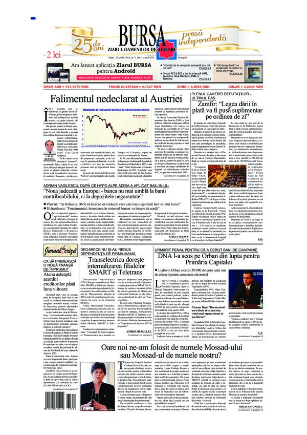 Ediţia din 30.04.2025