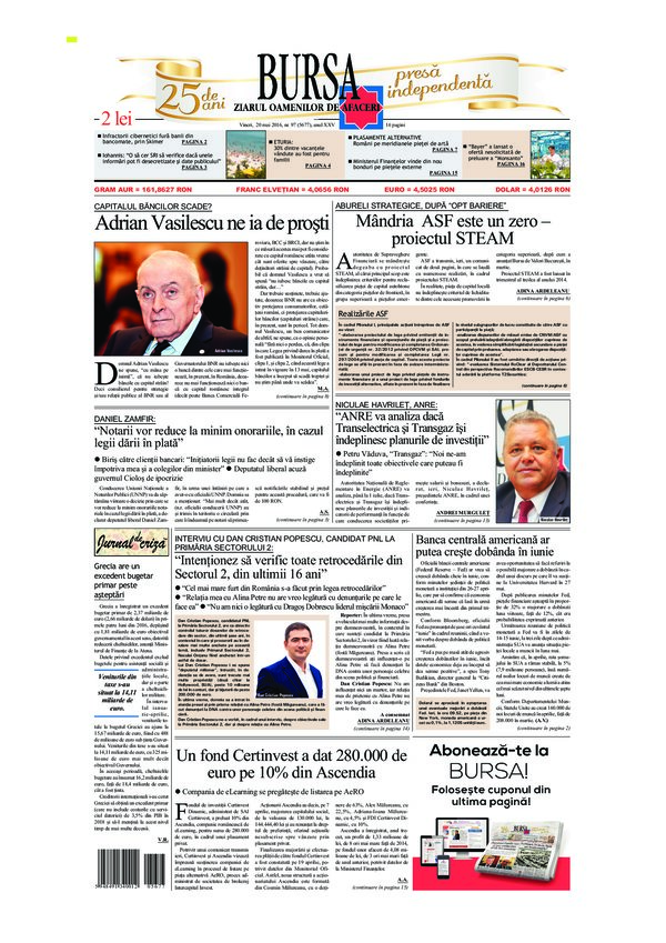 Ediţia din 01.05.2025