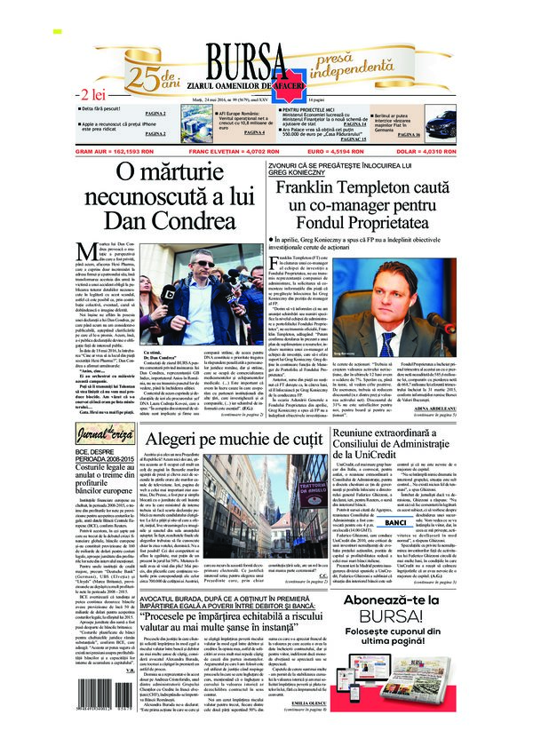 Ediţia din 30.04.2025