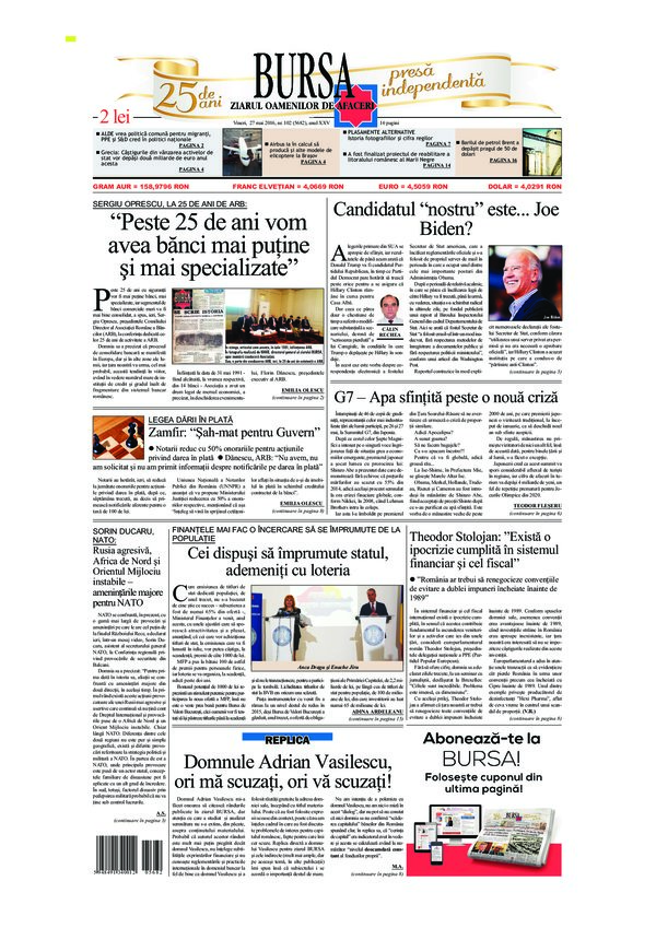 Ediţia din 01.05.2025