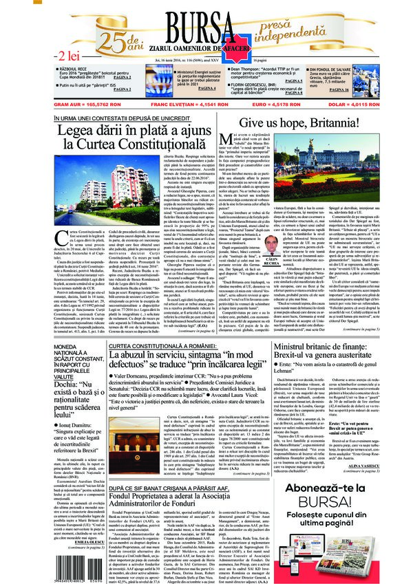Ediţia din 01.05.2025